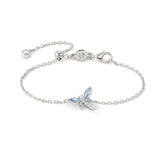 Nomination SHINE ME UP Armband aus 925er Silber, dazu mit Cubic Zirkonia besetztes Schmuckelement (011_(Libelle, Weiß/Hellblau))